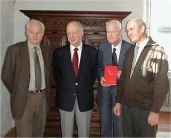 Johannes Diederichsen, Christian Petersen, Herluf Nielsen og Hans Jørgen Clausen
